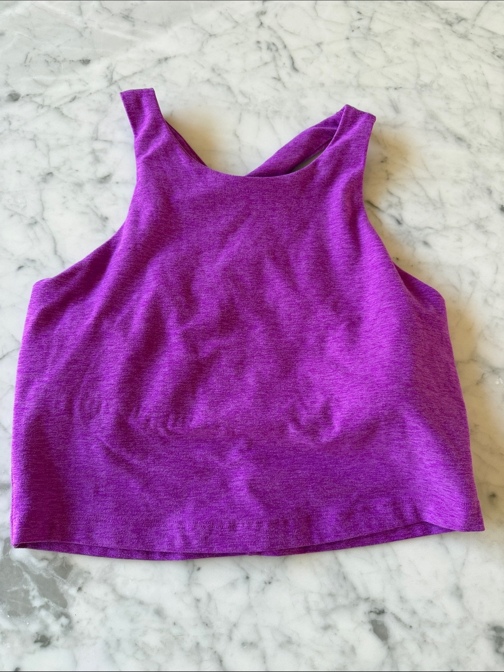 Beyond Yoga purple tank top slightly cropped. M